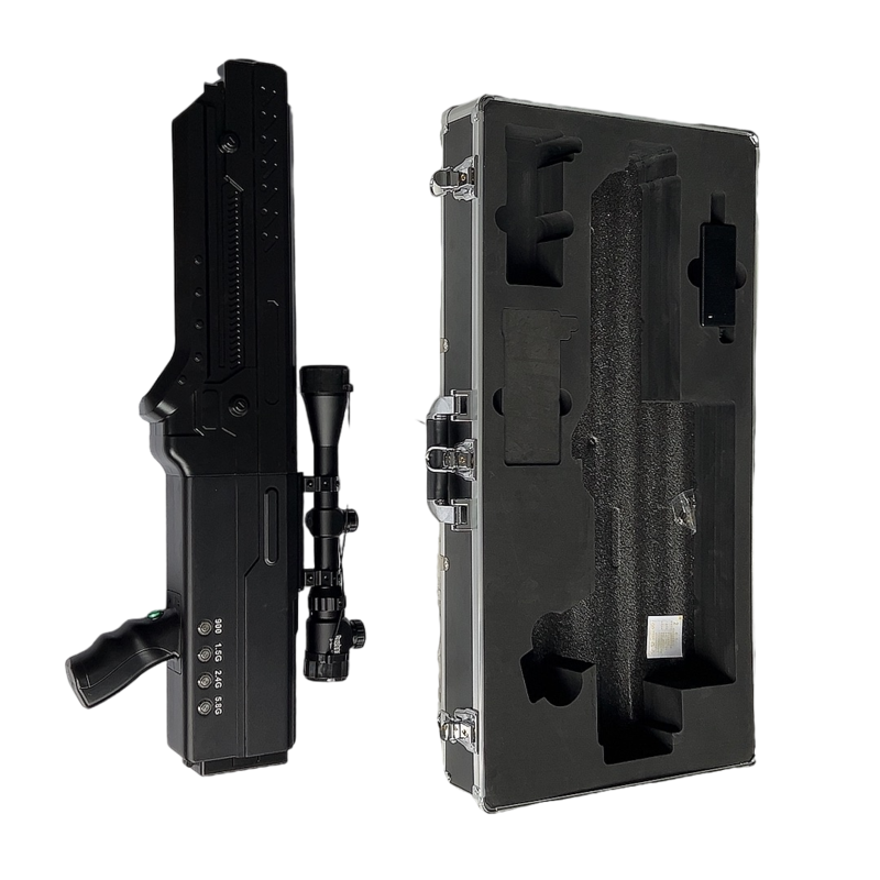  岭东手持便携式枪型低空防御反制四通道A型